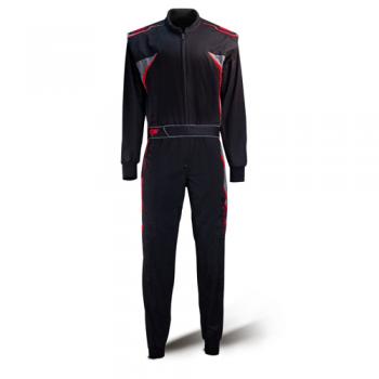 Speed Overall Hobby | DETROIT HS-3 | schwarz/rot/grau | Gr. XL